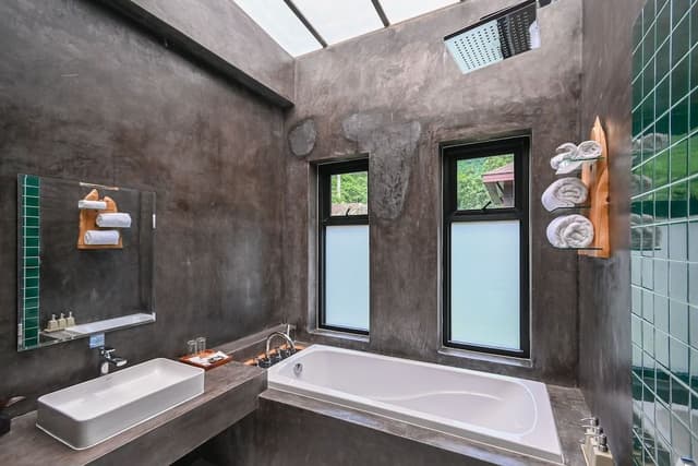 2 Bedroom Bathtub Villa Garden View