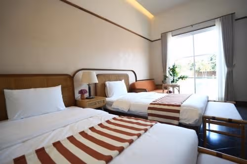 Twin Room with Pool View