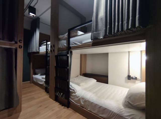 Bed in 6-Bed Mixed Dormitory Room