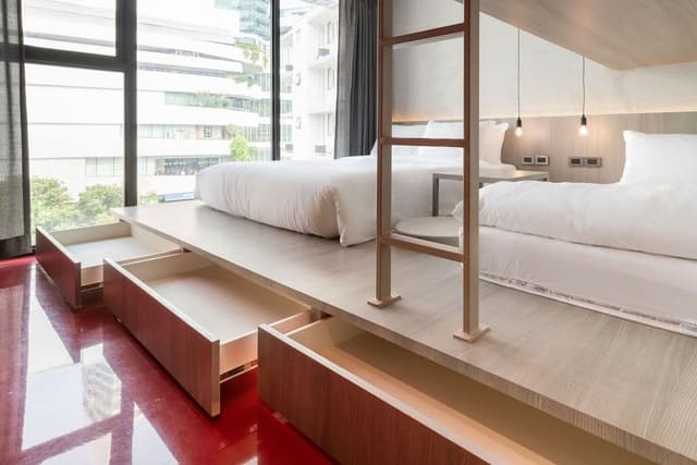 Family Quadruple Room, Multiple Beds, Private Bathroom