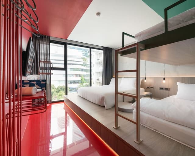 Family Quadruple Room, Multiple Beds, Private Bathroom