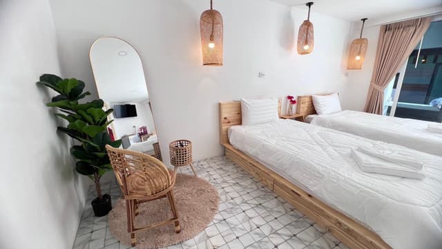 Deluxe Garden View Family Room with Double Bed