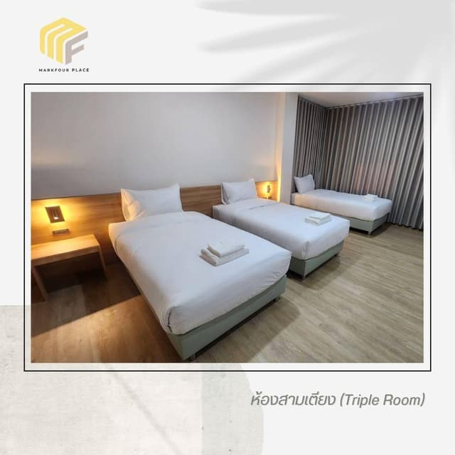 Triple Bedroom - with 3 Single Bed