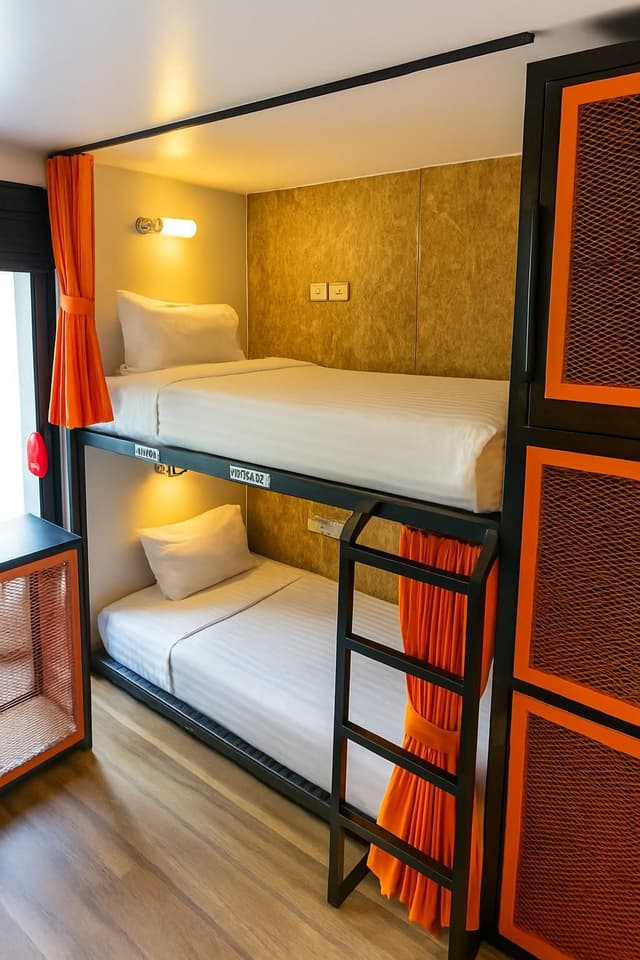 Bed in 8-Bed Dormitory Room