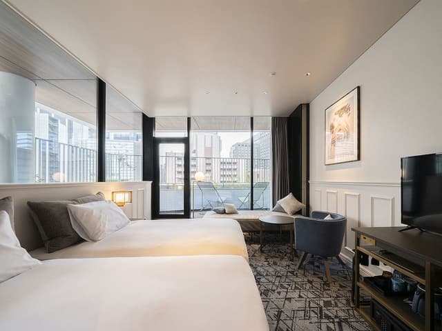 Terrace Deluxe Twin Room, Non Smoking (Triple)