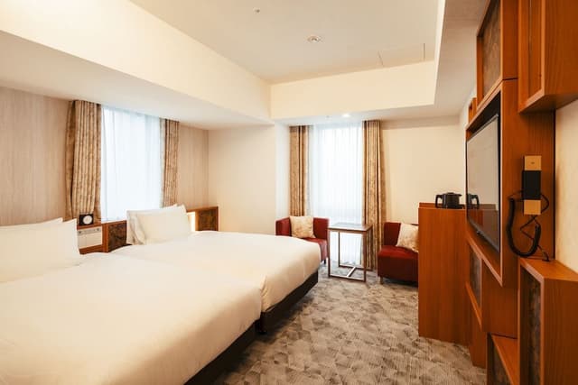 [SKYTREE View] Deluxe Twin Room (corner), Non Smoking, for 2 people, High floor