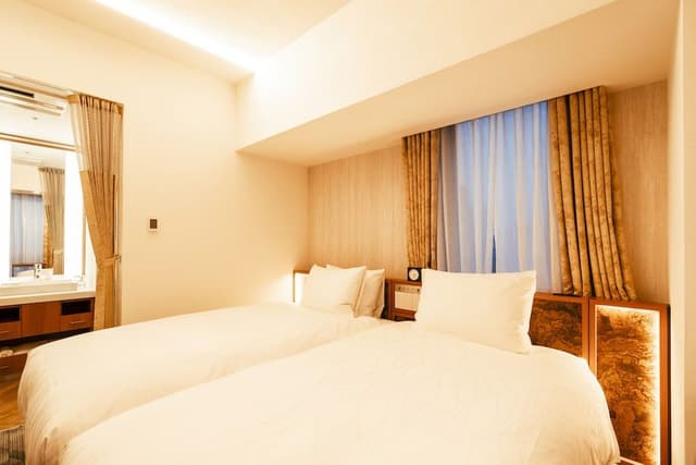 [SKYTREE View] Junior Deluxe Twin Room (corner), Non Smoking, for 2 people