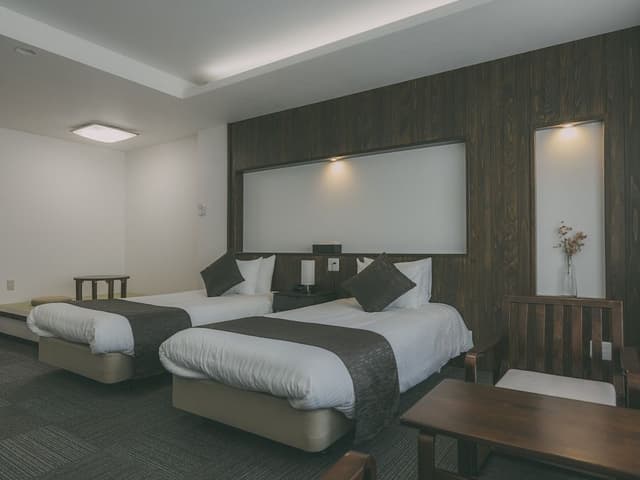 Japanese Modern Room with 2 single beds - Bath and Toilet, Non Smoking