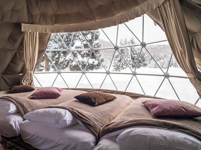 Single Dome, 4 Beds Check-in: 2:00 PM / Check-out: 10:00 AM.
