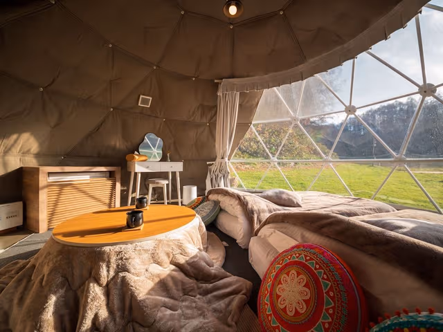 Single Dome, 2 Beds Check-in: 2:00 PM / Check-out: 10:00 AM.