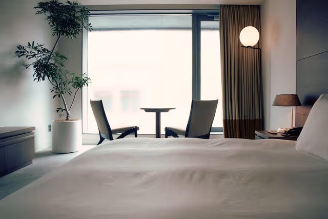 Standard Twin with Free Lounge Access (designed by Tadao Ando), Non smoking