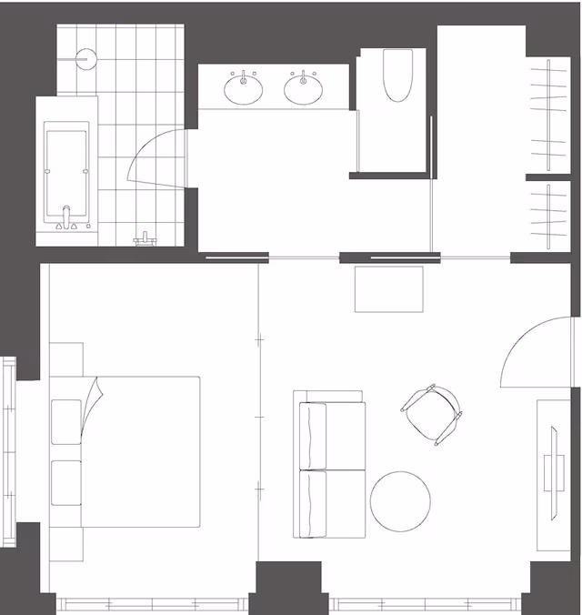 Junior Suite with Lounge Access (former Nintendo headquarter) No Smoking