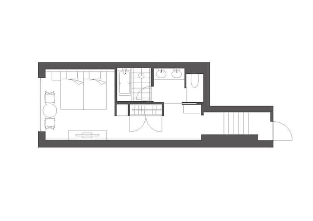 Standard Twin with Free Lounge Access (designed by Tadao Ando), Non smoking