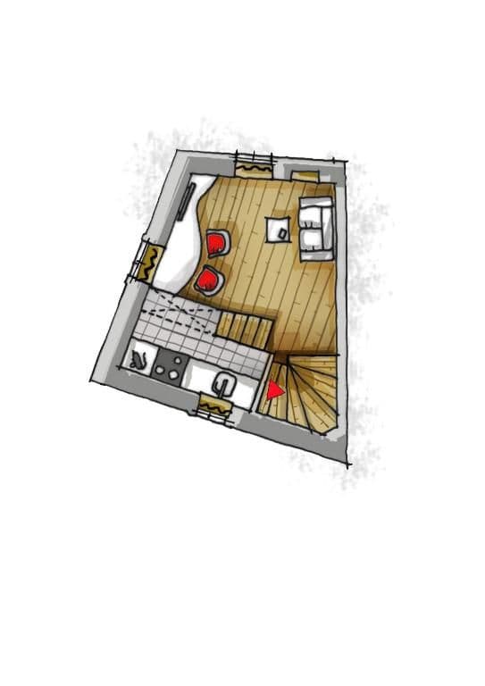 Standard studio (duplex)