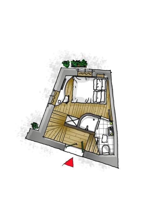 Standard studio (duplex)