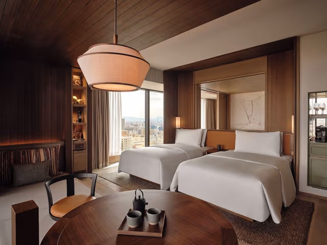 Suite, 2 Double Beds (Urban | Osaka Castle View)