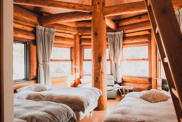 Deluxe Triple Room, 3 Bedrooms, Non Smoking, Private Bathroom (121, Log Hotel, 2F)