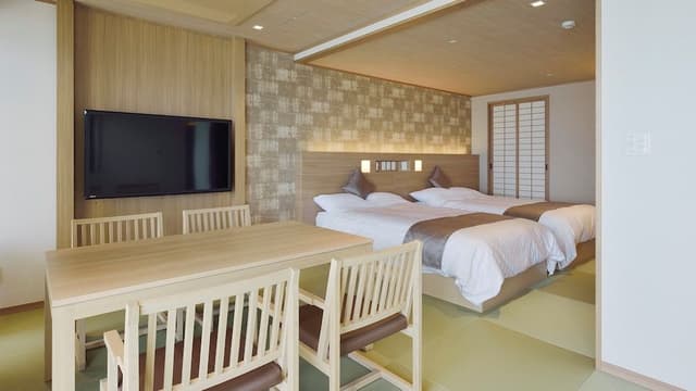 [Premium Floor] Deluxe Semi-Western Room with Outdoor Bath, Non Smoking (62 sqm)