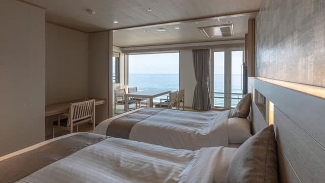 [Premium Floor] Deluxe Semi-Western Room with Outdoor Bath, Non Smoking (62 sqm)