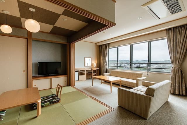 Japanese-Western Style Deluxe Room with View Bath, Non Smoking
