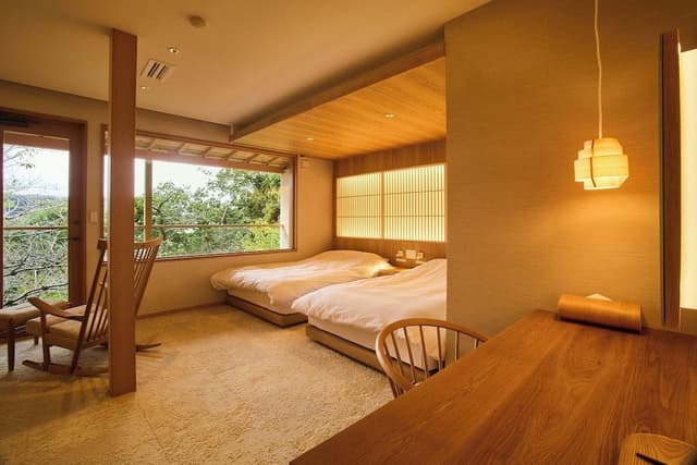 Japanese-Western style Two Bedroom with Private Bathroom Non Smoking