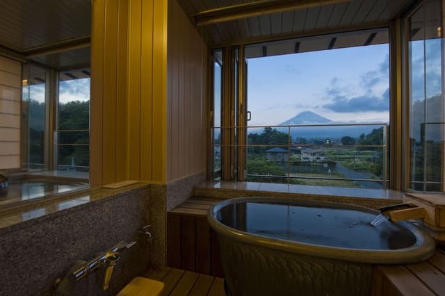 Japanese Western Room with Mt. Fuji View Private Bath, Smoking (Annex Build.)