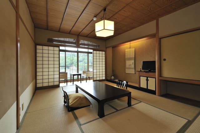[TOKIWA] Japanese-Western Room, Uji River View with Half Open-Air Bath