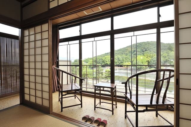 [AKEBONO] Uji River View Terrace Room with Half Open-Air Bath