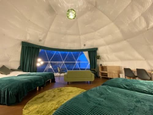 Tent with Shared Bathroom