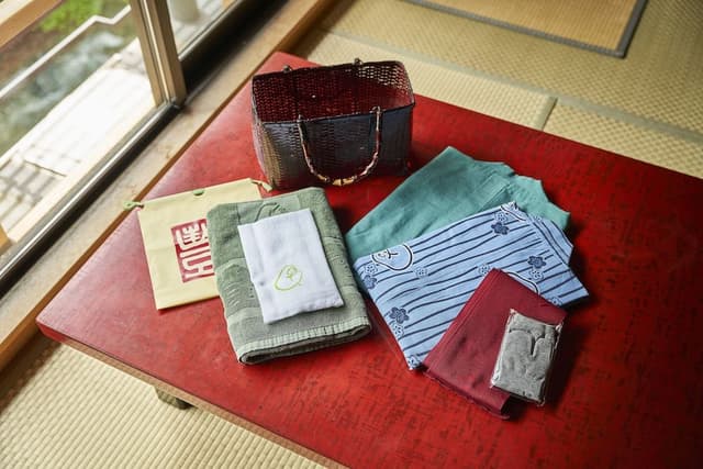 Japanese-Style Twin Room with private indoor hot spring