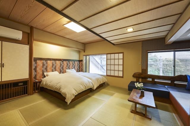 Japanese-Style Twin Room with private indoor hot spring