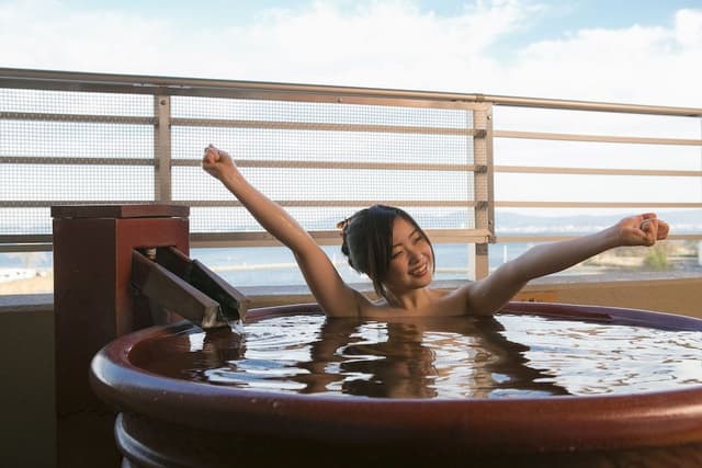 Biwa No Kaze Japanese Style Room with Private Natural Hot Spring Open-Air Bath - Non-Smoking