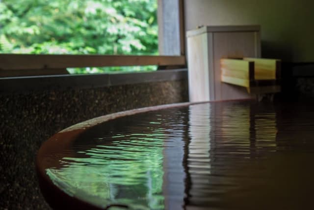 Annex KAWA/YAMA/TSUKI - Triple Room with Partial Open-air Hot Spring Bath