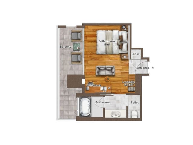 Terrace Double Room, Non Smoking