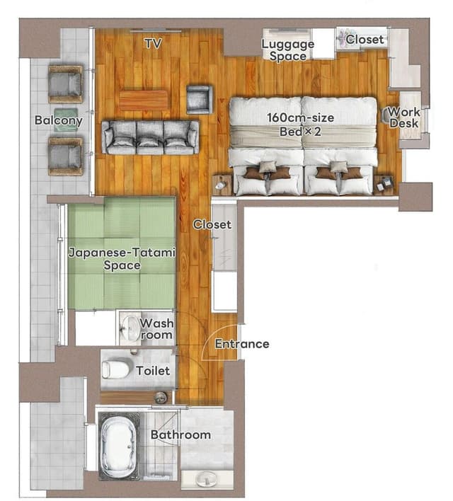 Terrace Suite Room, Non Smoking