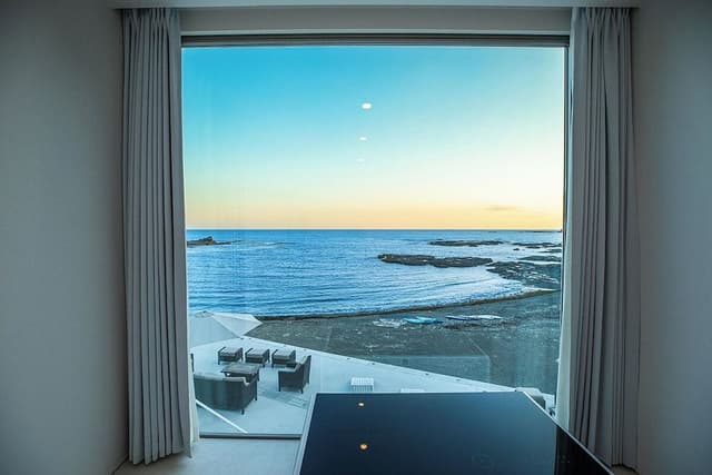 (Exclusive One-Group-Per-Day) Oceanfront Private Villa (Annex + Main Building Twin Rooms)Non Smoking
