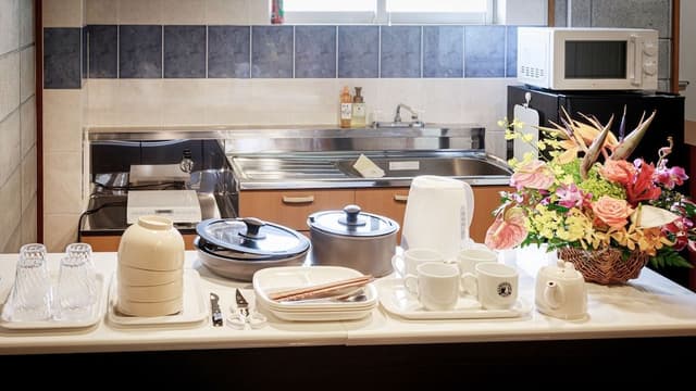 Standard Twin Room, Kitchen