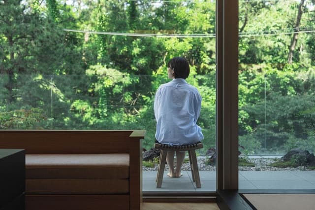 Garden Terrace Mountain + Outdoor Hinoki Tub