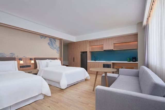 Studio, 2 Double Beds