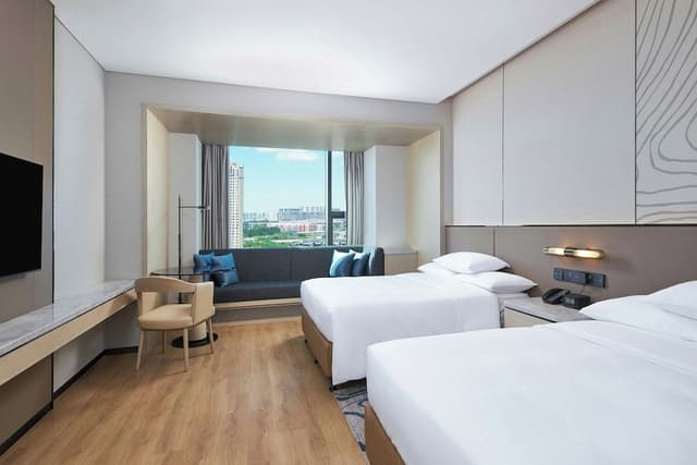 Premier Room, 2 Double Beds, City View