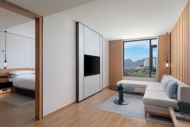 Suite, 1 King Bed, Mountain View