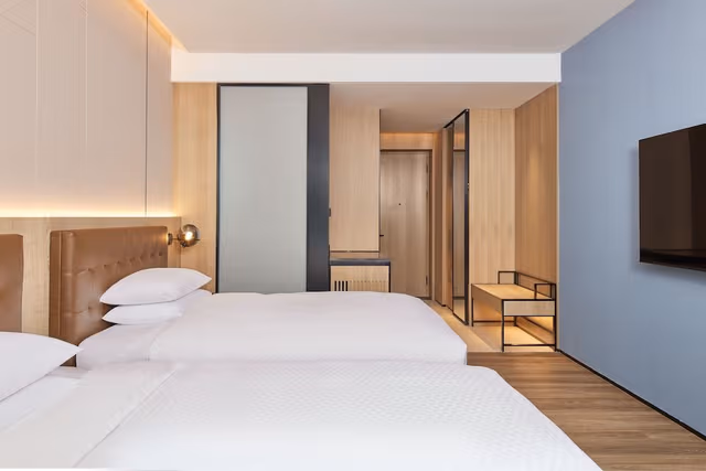 Business Room, 2 Double Beds