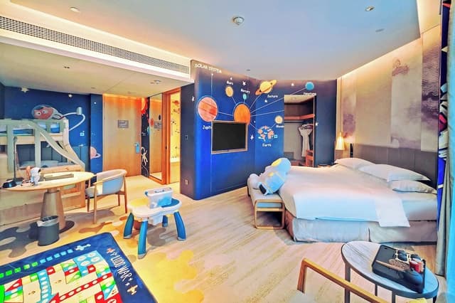 1 King and 1 Bunk Bed Premium Pool View