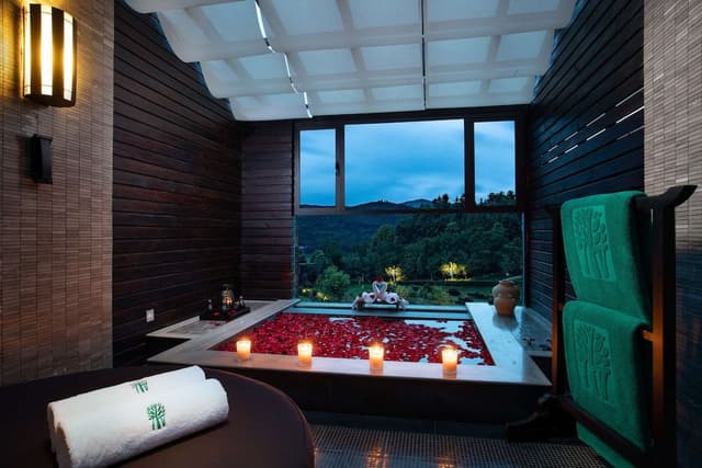 Hot Spring Retreat Twin