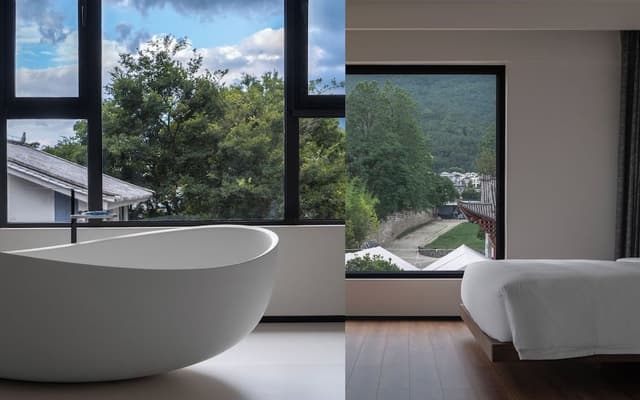 Luxury Double Room, Private Bathroom, Mountain View