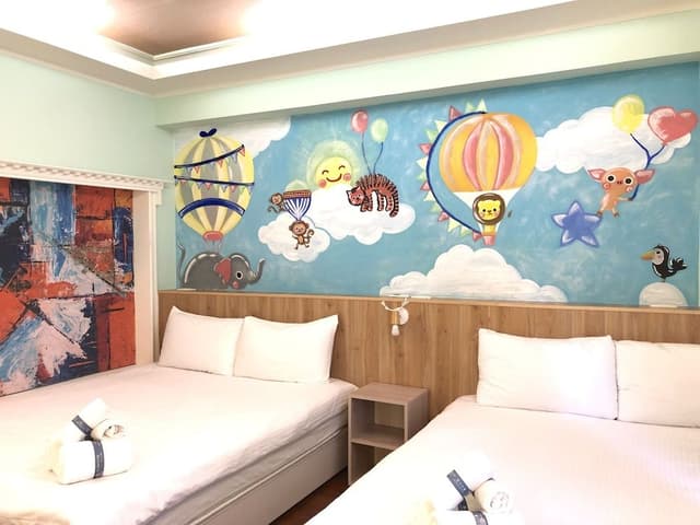 Business Quadruple Room, 2 Double Beds, Non Smoking