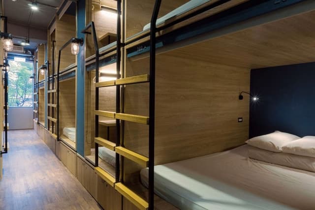 Double Bed in Mixed Dormitory Room-double occupancy