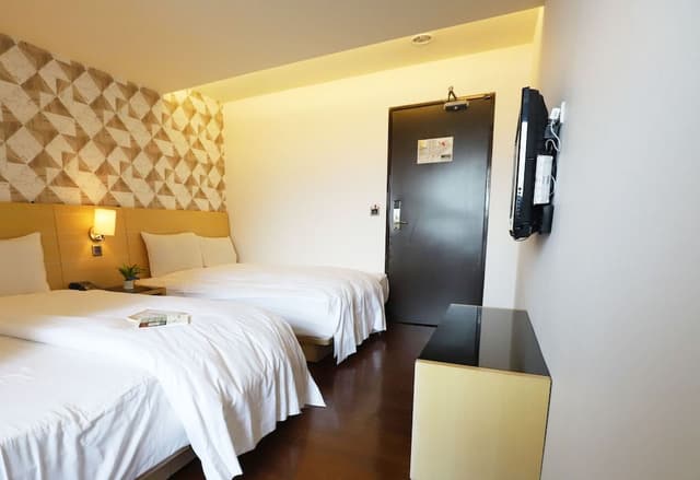 Superior Quadruple Room, 2 Double Beds, Balcony, City View