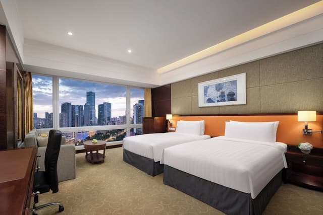 Deluxe Room, 2 Twin Beds, River View