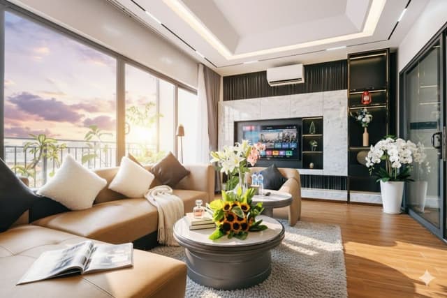 Elite Penthouse, Balcony, City View